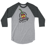 FACESHOT 3/4 sleeve raglan shirt Unisex