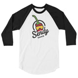 FACESHOT 3/4 sleeve raglan shirt Unisex