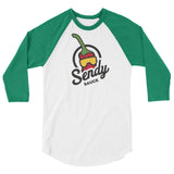 FACESHOT 3/4 sleeve raglan shirt Unisex